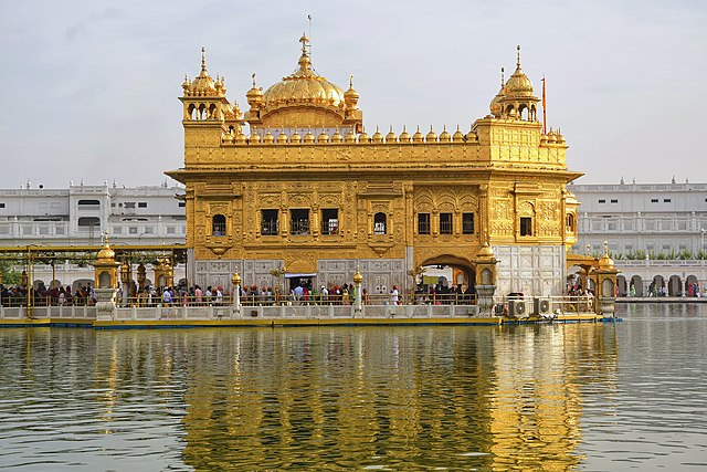 Golden Temple at Amritsar in India